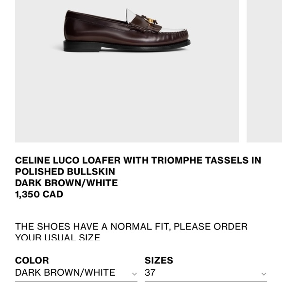 Celine Luco loafers with triomphe tassels - Picture 3 of 3